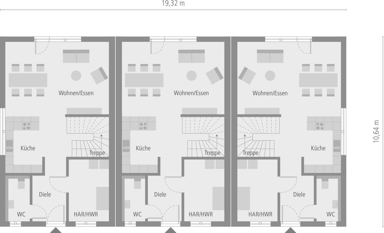 Reihenhaus-01 EG_Grundriss